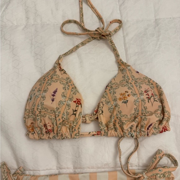 Agua Bendita for Target Floral Print Bikini Set M - Picture 4 of 5